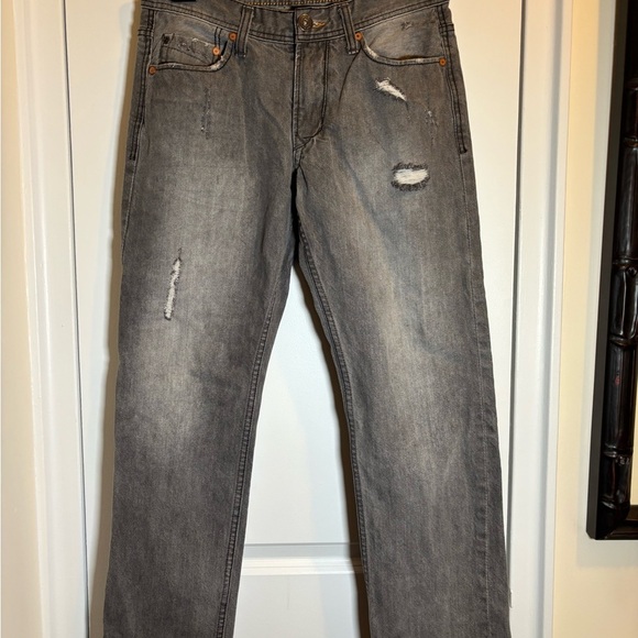Aeropostale Other - Aeropostale Gray Distressed straight leg Essex Jeans Size 29/30